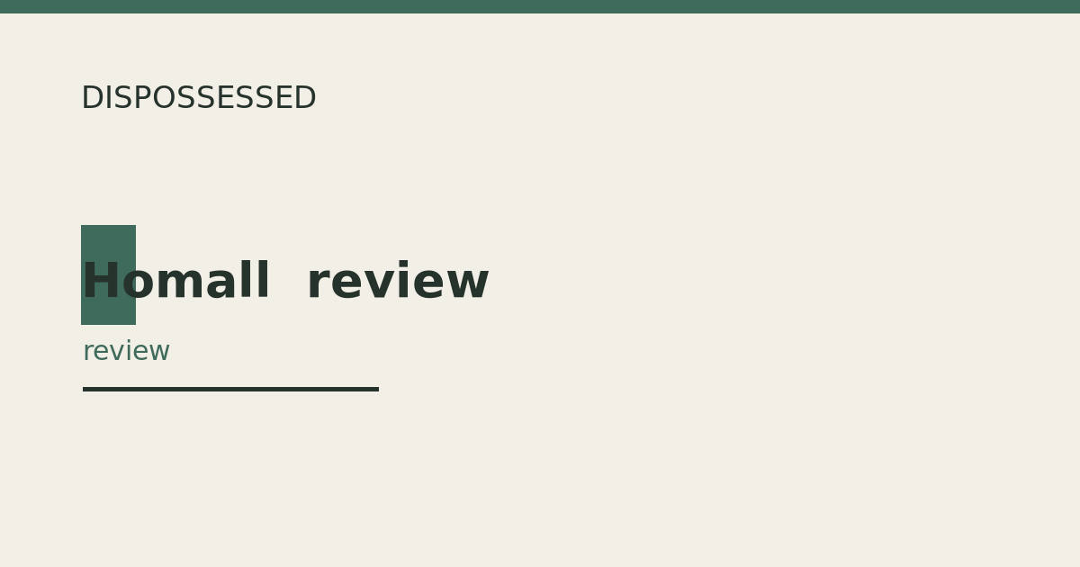 Homall  review